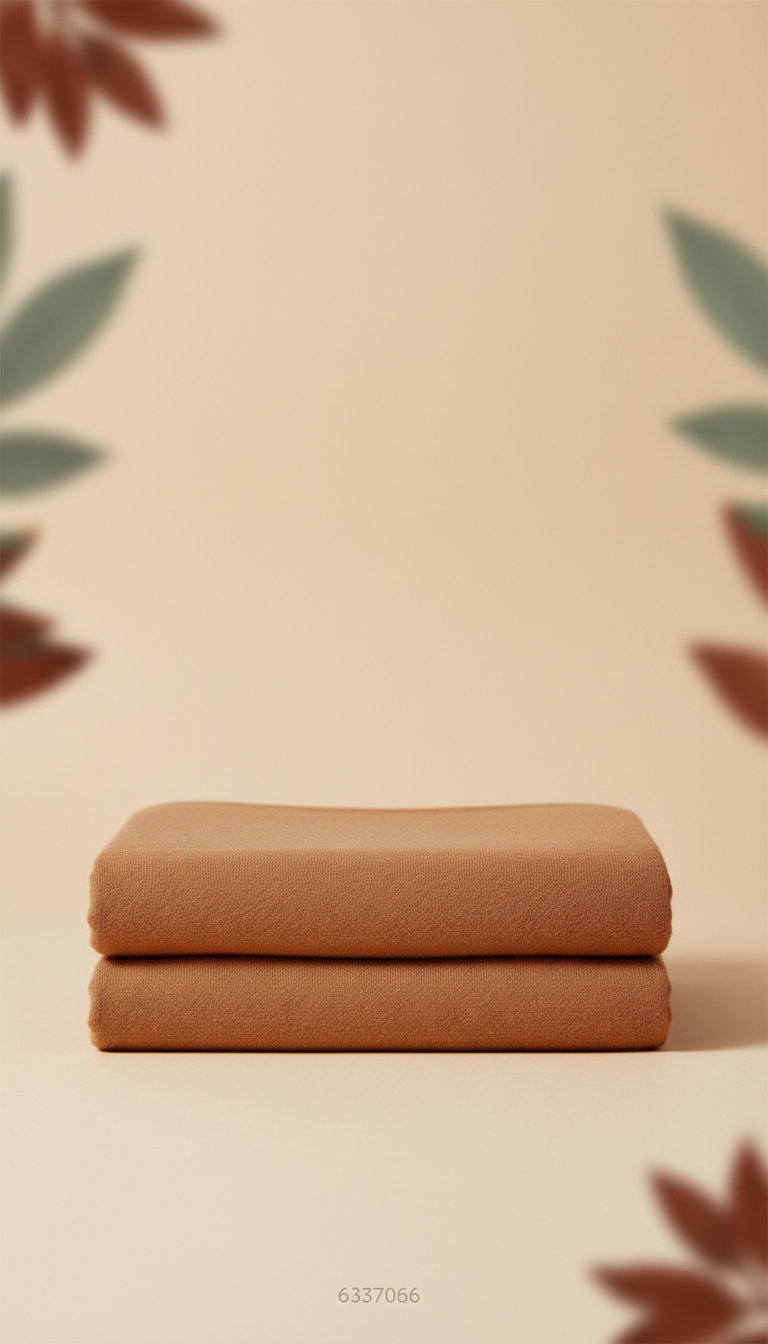 Cashmere throw in burnt caramel